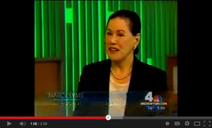 Marcy Syms on NBC Television